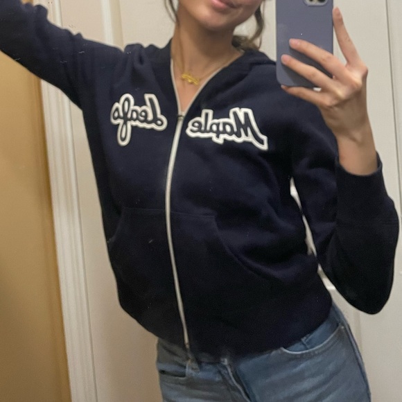 Roots Zip up sweater💙 - Picture 1 of 4